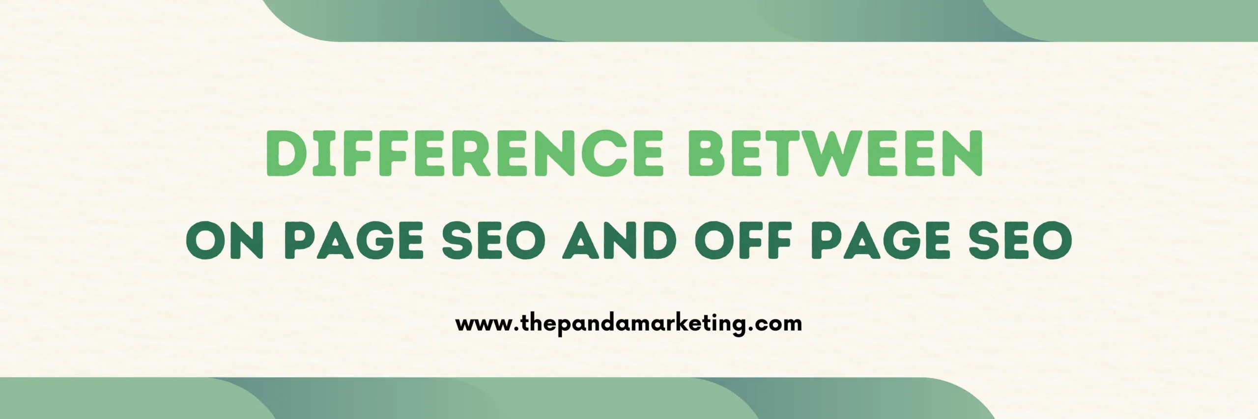 on page vs off page seo